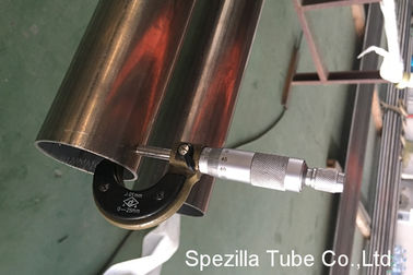 Food Bright Annealed DIN11850 Stainless Steel Tube EN1.4301 Round Inside 400grit Polished